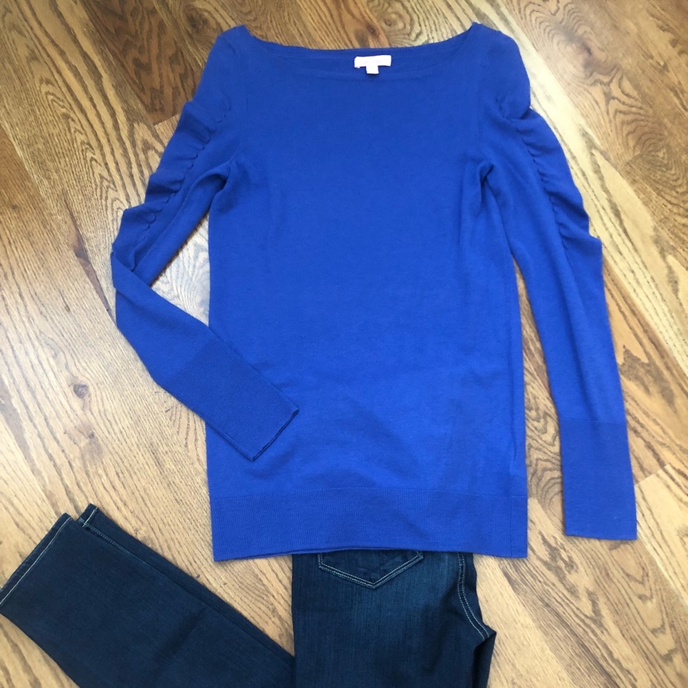 Bomber blue Lilly Pulitzer sweater